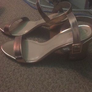 Rose gold heels